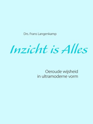 cover image of Inzicht is Alles